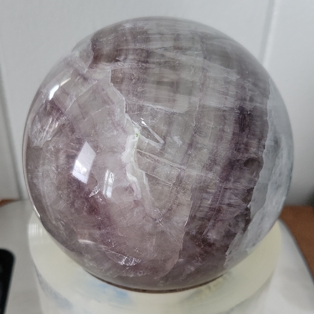 Candy Purple Flourite Crystal Sphere Flourite 4LBs